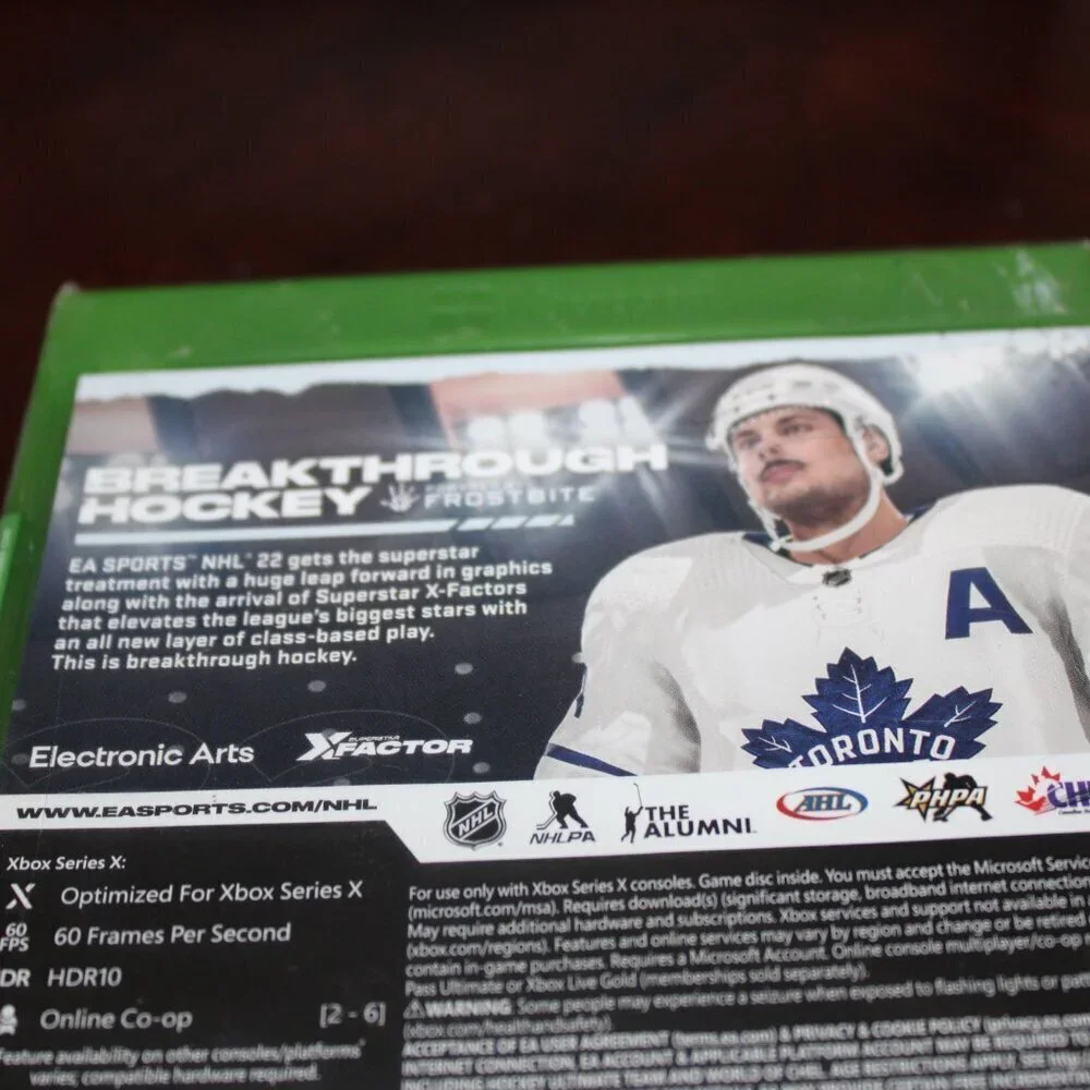 New Sealed Xbox Series X NHL 22 Hockey Game